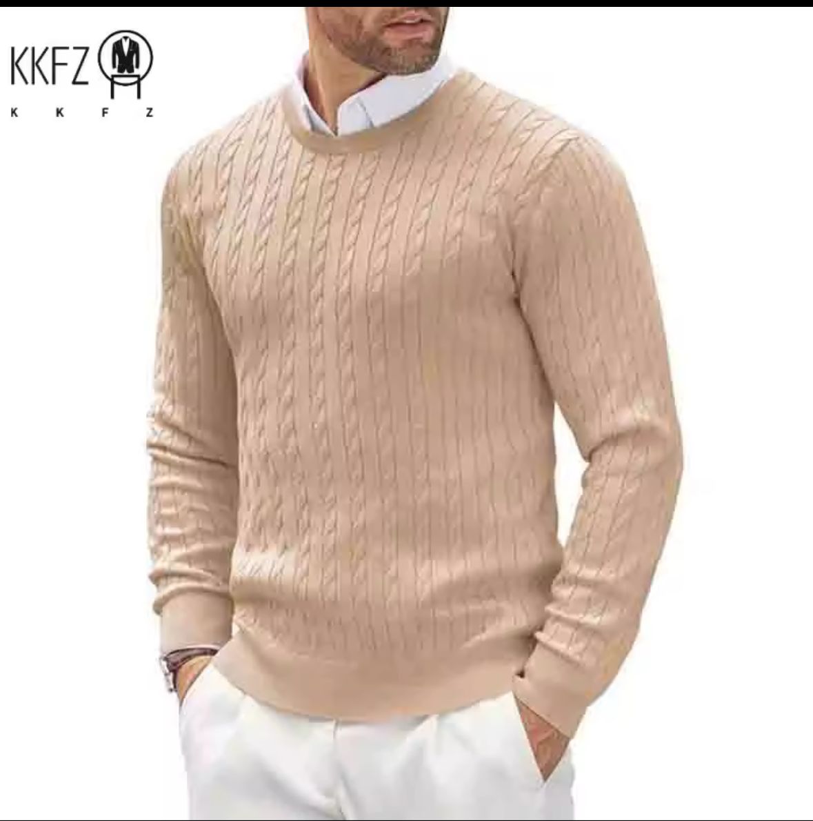 Men’s Textured Knit Sweater