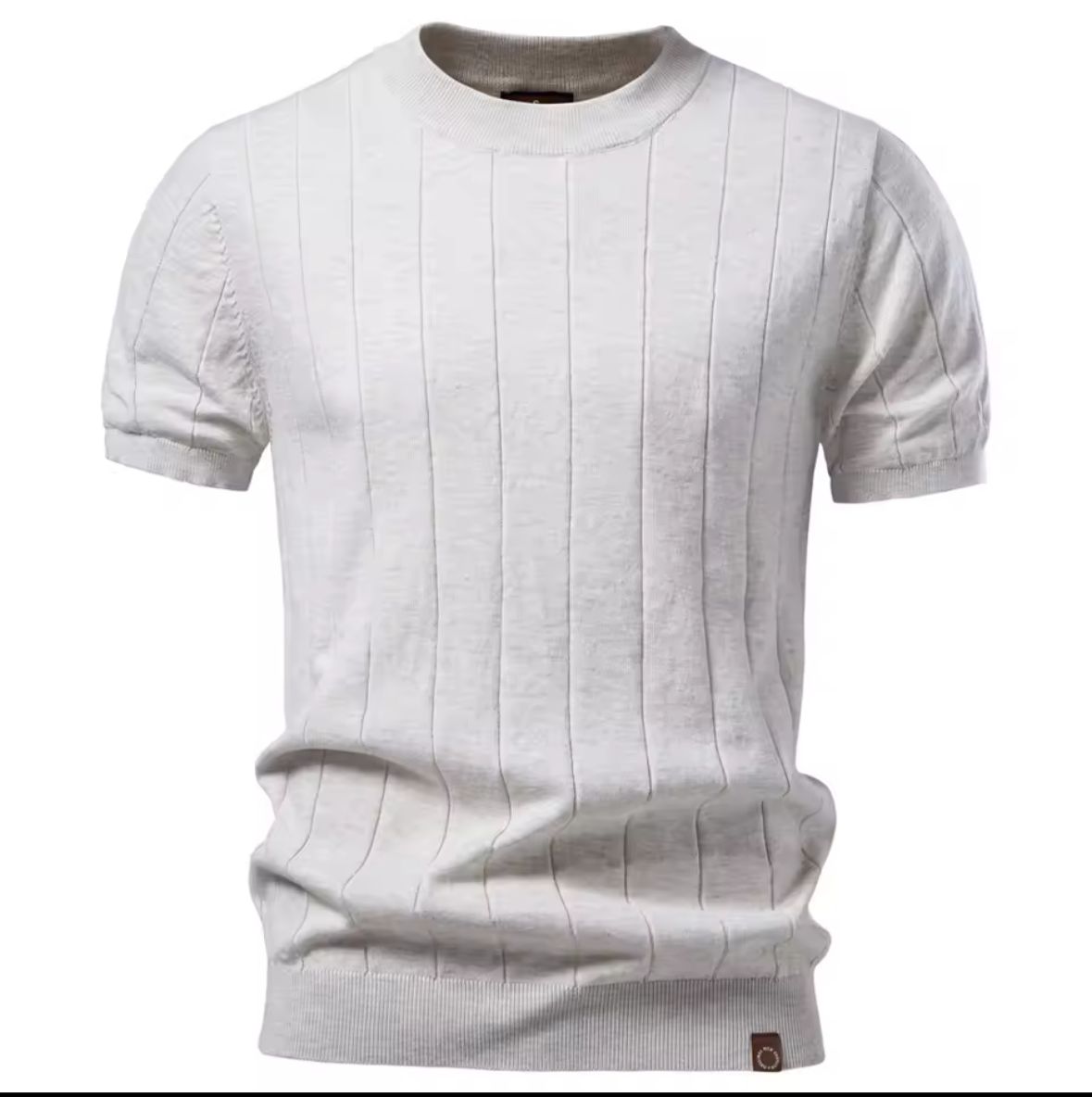 Men's Stripe Polo Shirt Old Money