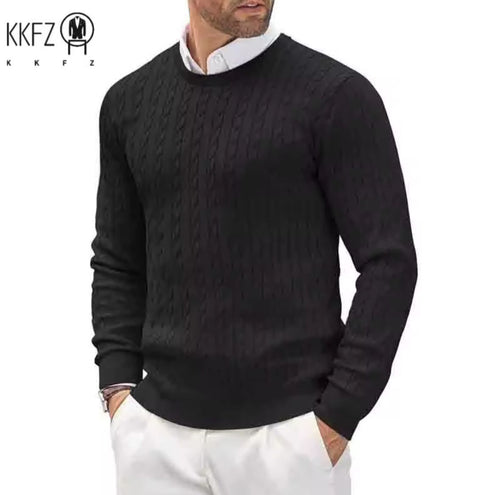 Men’s Textured Knit Sweater