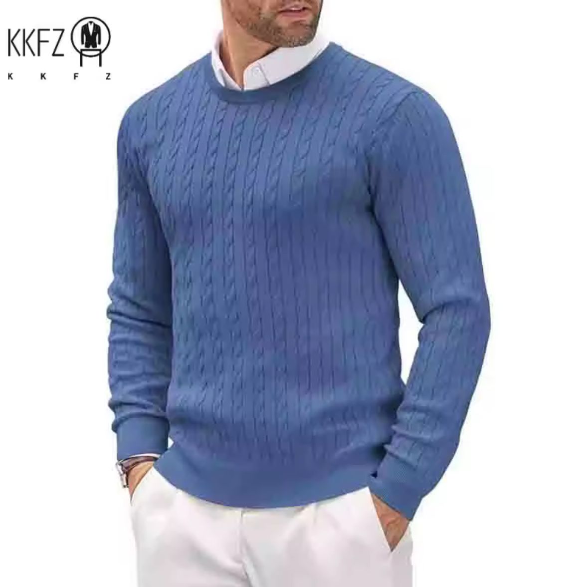 Men’s Textured Knit Sweater
